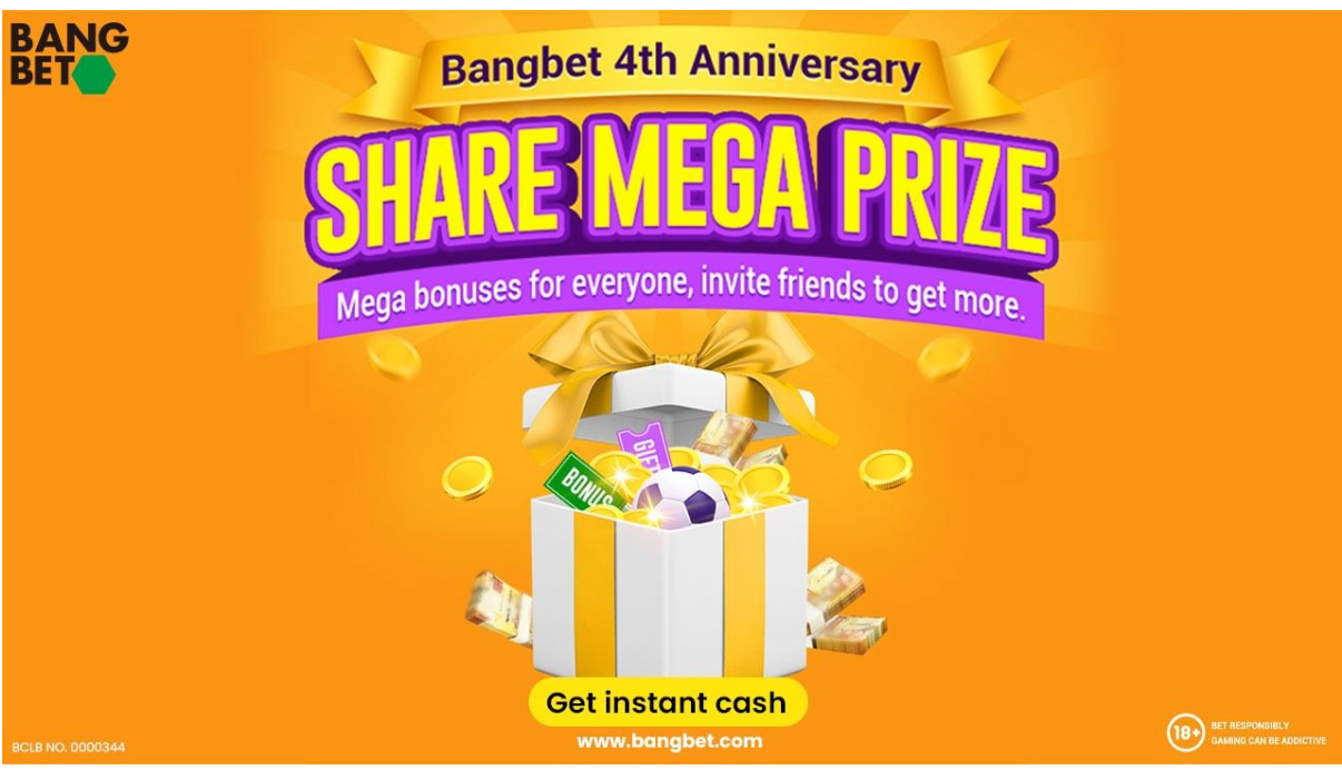 Bangbet Mega Share is the new age of earning and having fun.